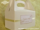 Kutija za kolače - Krem ornamenti