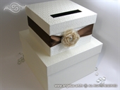 Kutija za kuverte - Brown Flower Cake