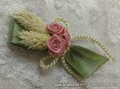 Kitica za rever z agoste vjenčanja - Pink Roses
