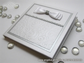 Knjiga za prstenje - Silver & White Shine