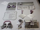 Silver & Lilac Boarding pass