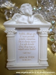 konfet magnetni okvir s anđelom za vjenčanje