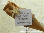 konfet mini amfora za vjenčanje morska zvijezda