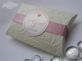 Konfet za vjenčanje - Cream Pillow Box