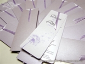 Pozivnica za vjenčanje - Lilac Bookmark