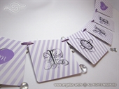 Photo booth props - Purple "Love" Banner