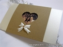 Pozivnica za vjenčanje - Wooden Heart True Love