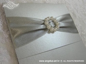 Pozivnica za vjenčanje Silver Elegance