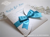Pozivnica za vjenčanje Turquoise Mini Beauty