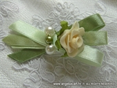 Kitica za rever za goste vjenčanja - Pearl Green Rose